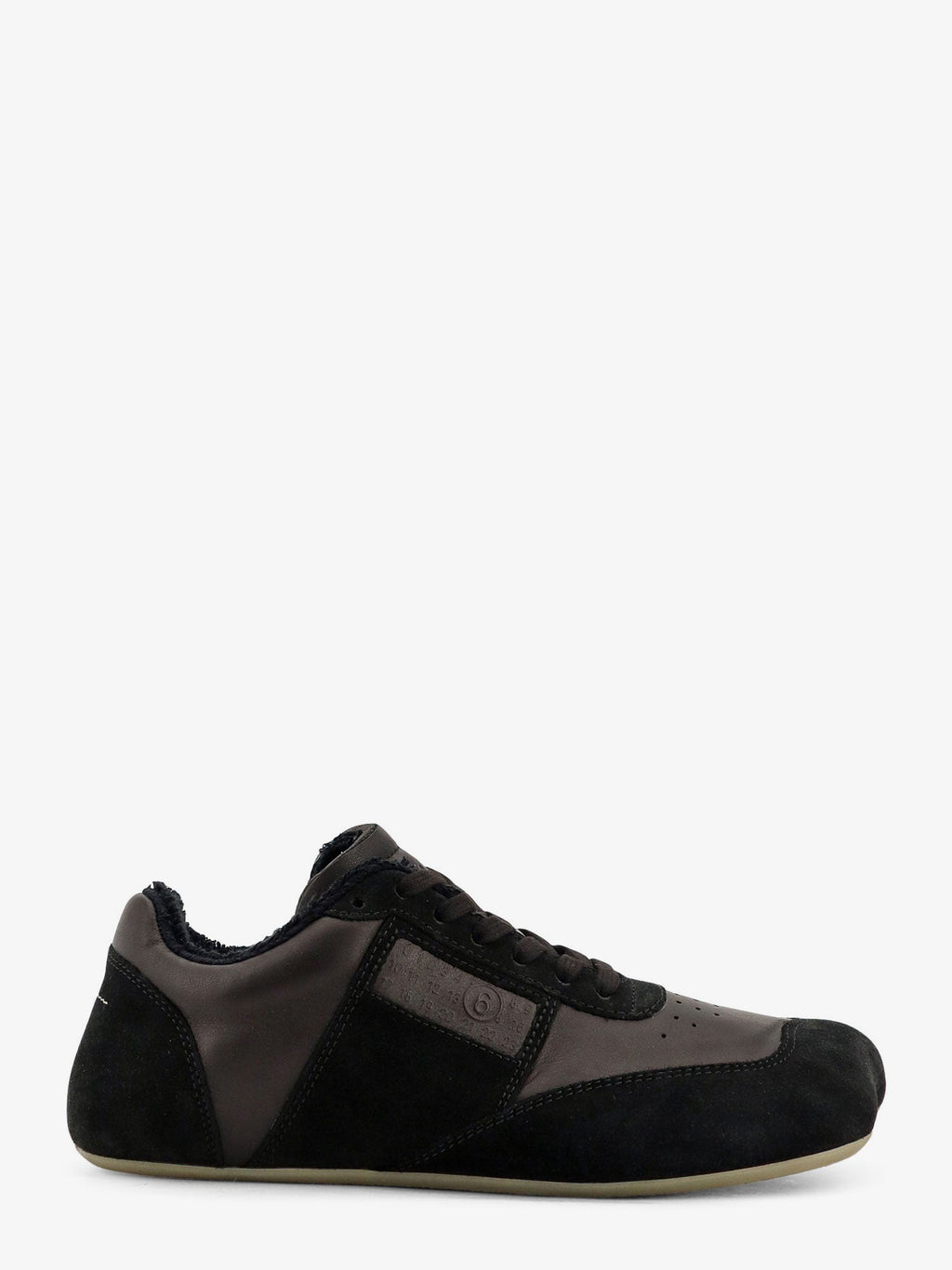 Mm6 Maison Margiela Anatomic Suede And Leather Sneakers