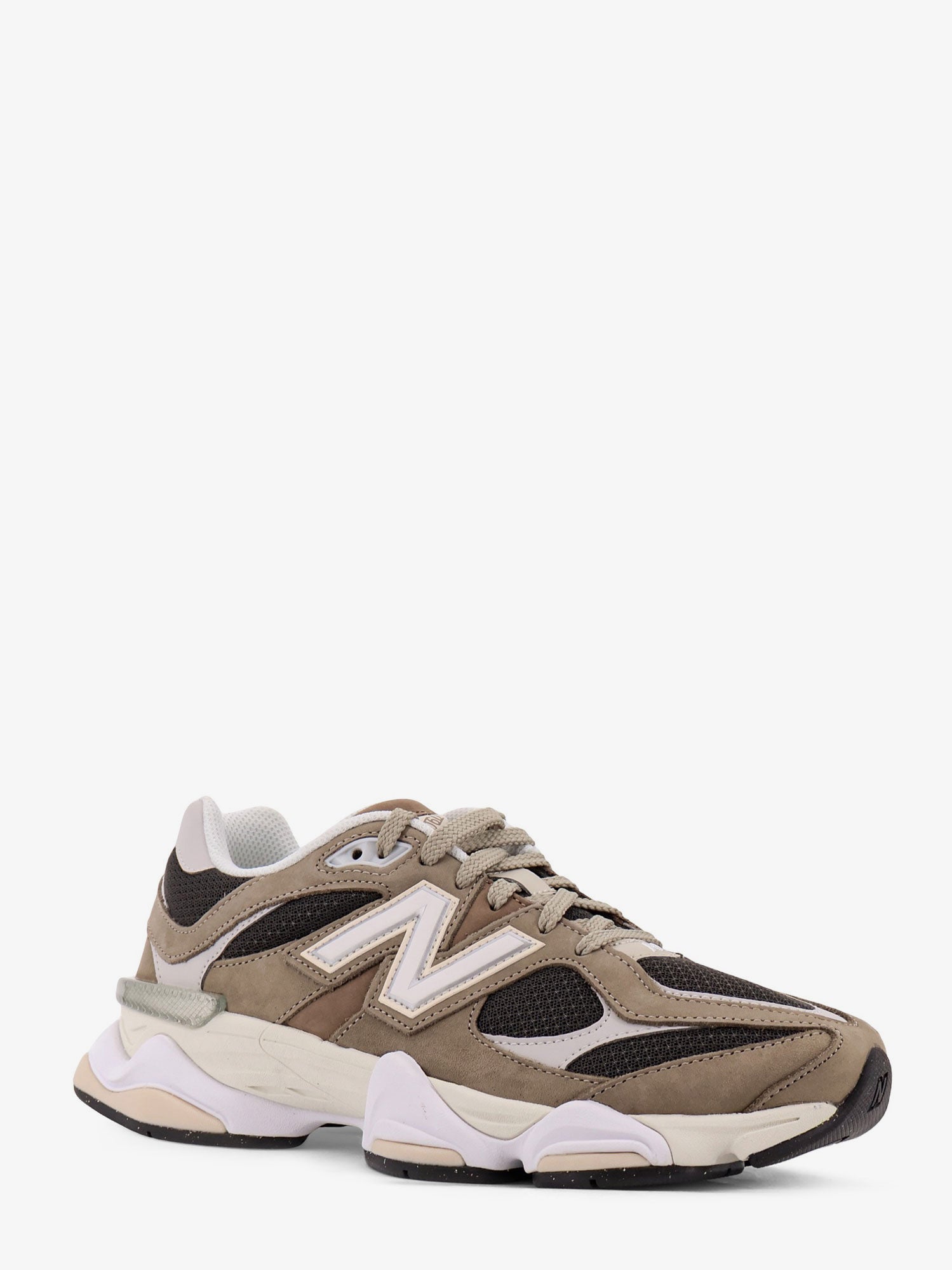 New Balance 9060 Low-Top Mesh Sneakers With Suede Interts