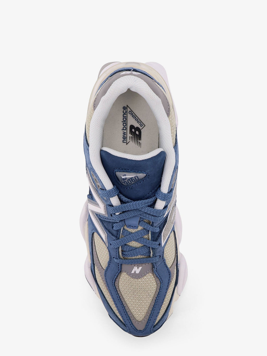 New Balance 9060 Mesh Low-Top Sneakers With Suede Inserts