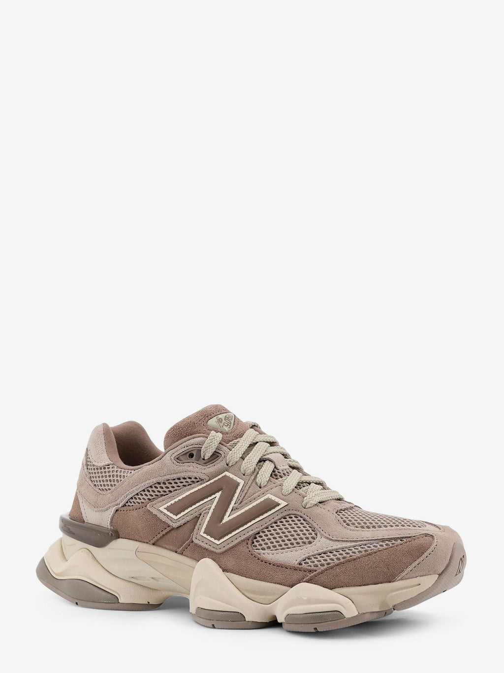New Balance 9060 Mesh And Suede Low-Top Sneakers