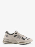 New Balance 991 Mesh And Suede Low-Top Sneakers