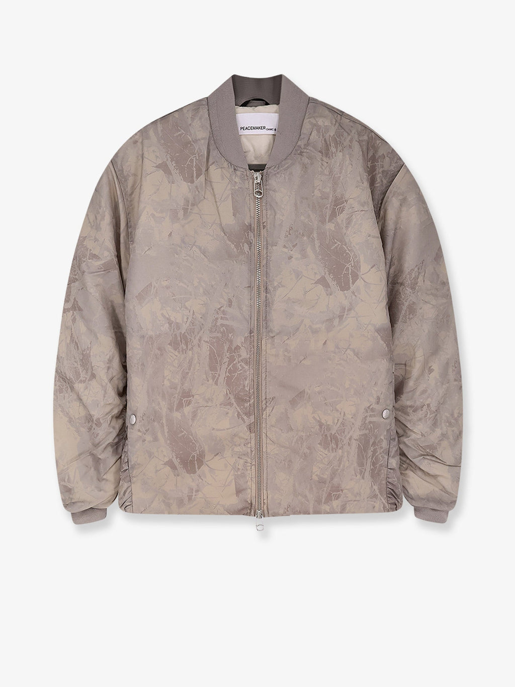 Oamc Peacemaker Minimal Printed Fabric Bomber