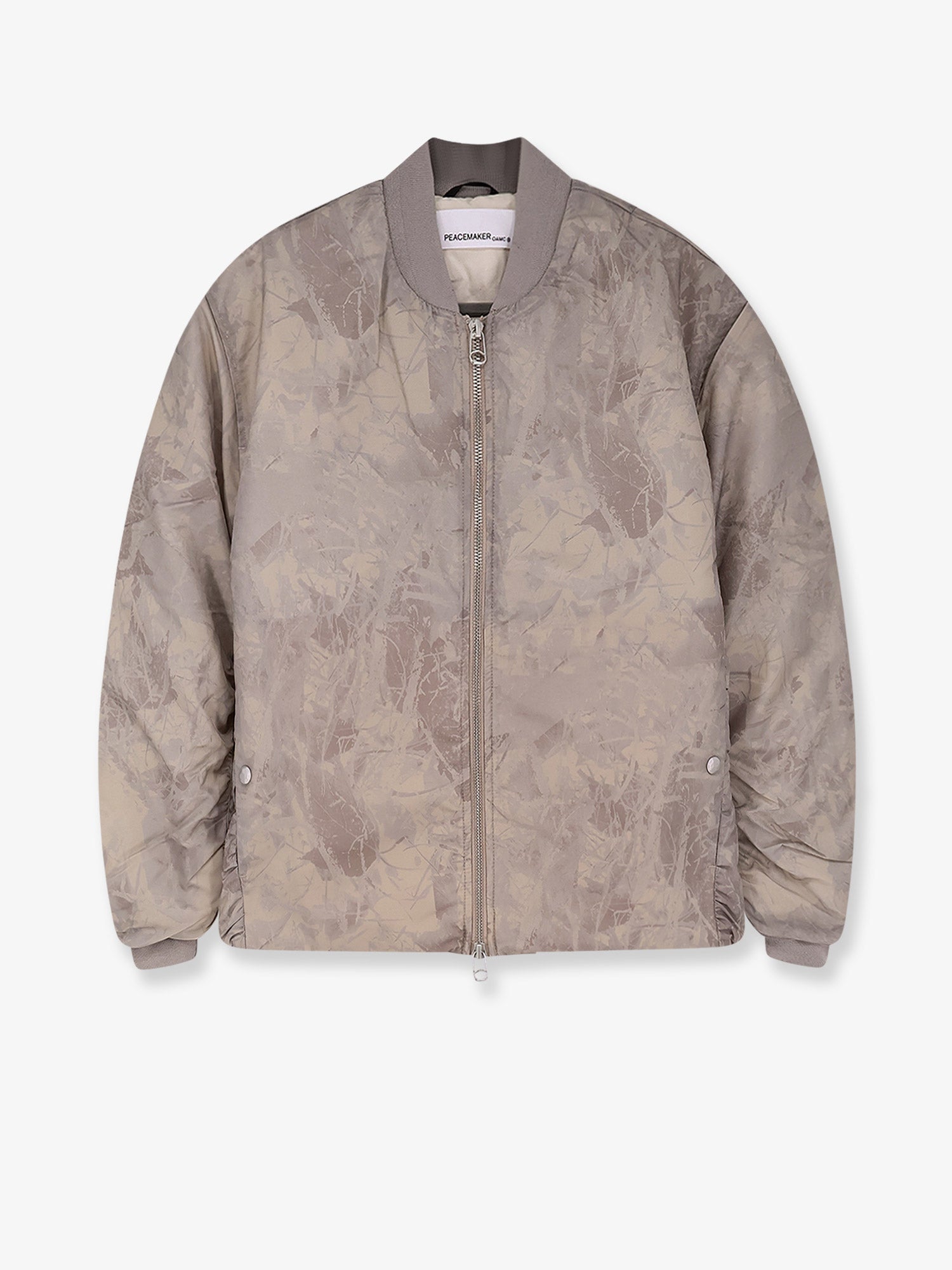 Oamc Peacemaker Minimal Printed Fabric Bomber