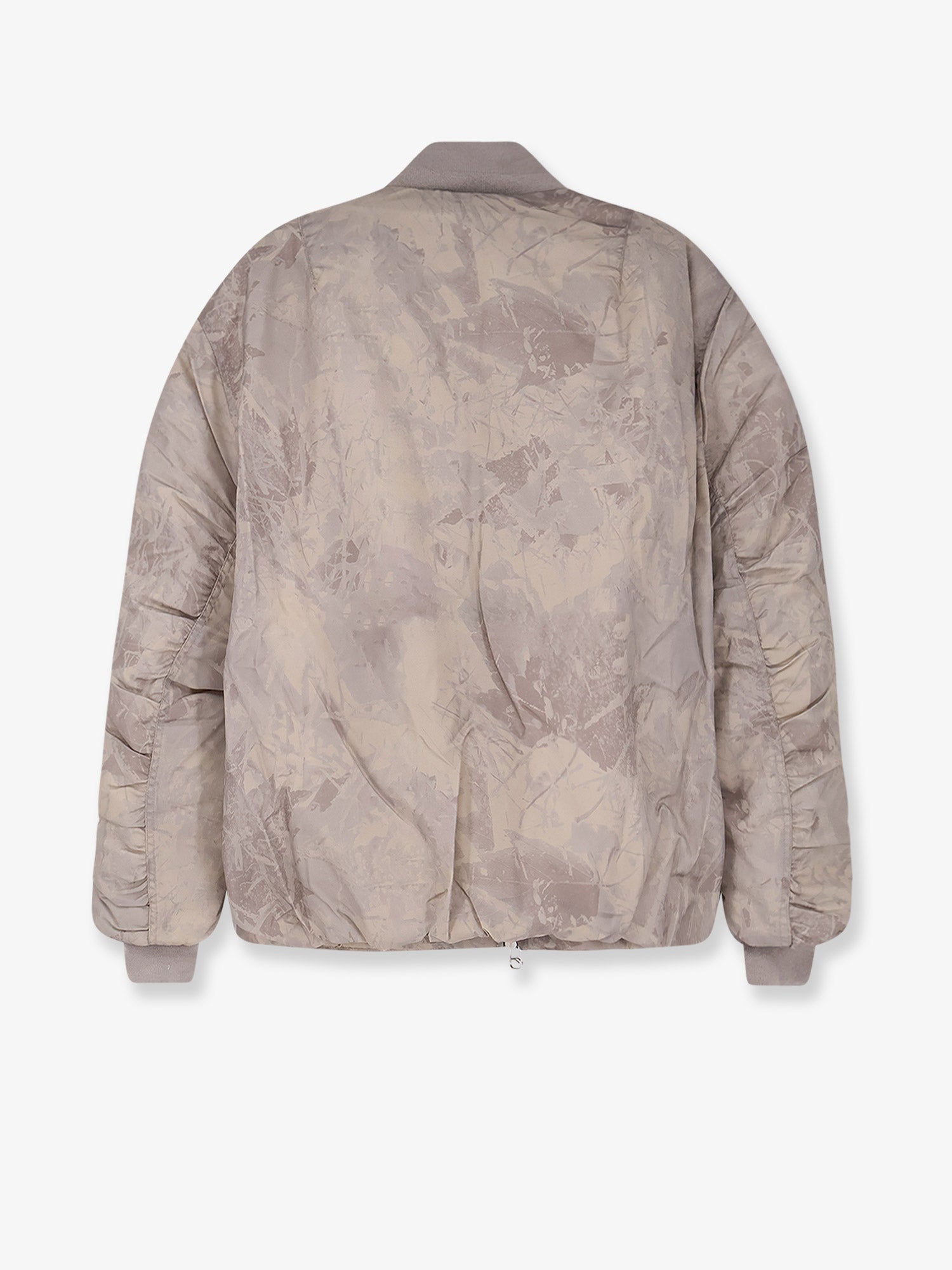 Oamc Peacemaker Minimal Printed Fabric Bomber