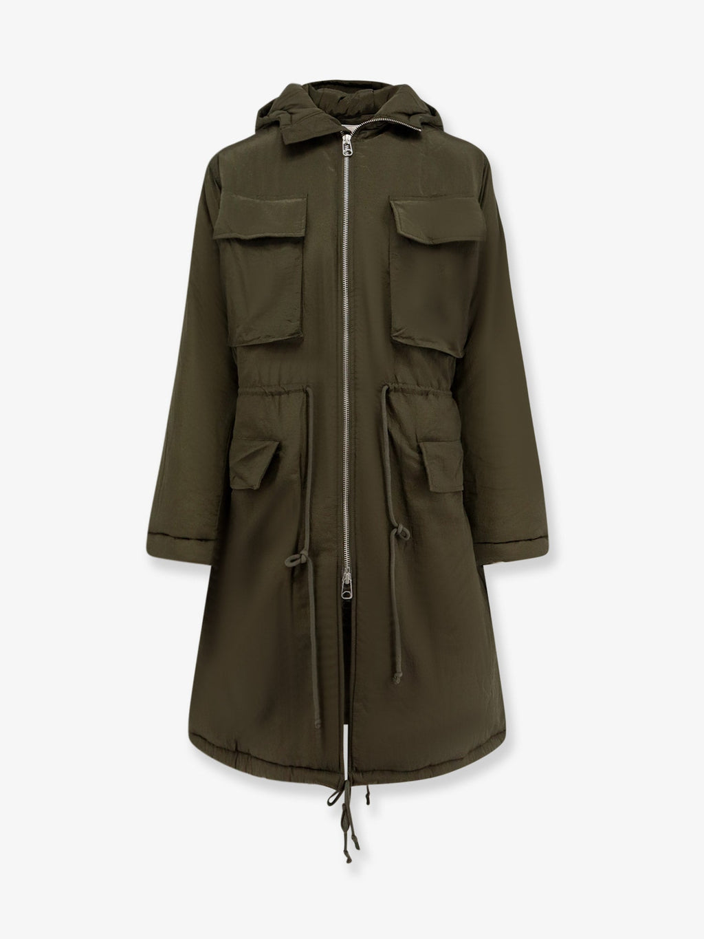 Oamc Peacemaker Padded Nylon Long Jacket