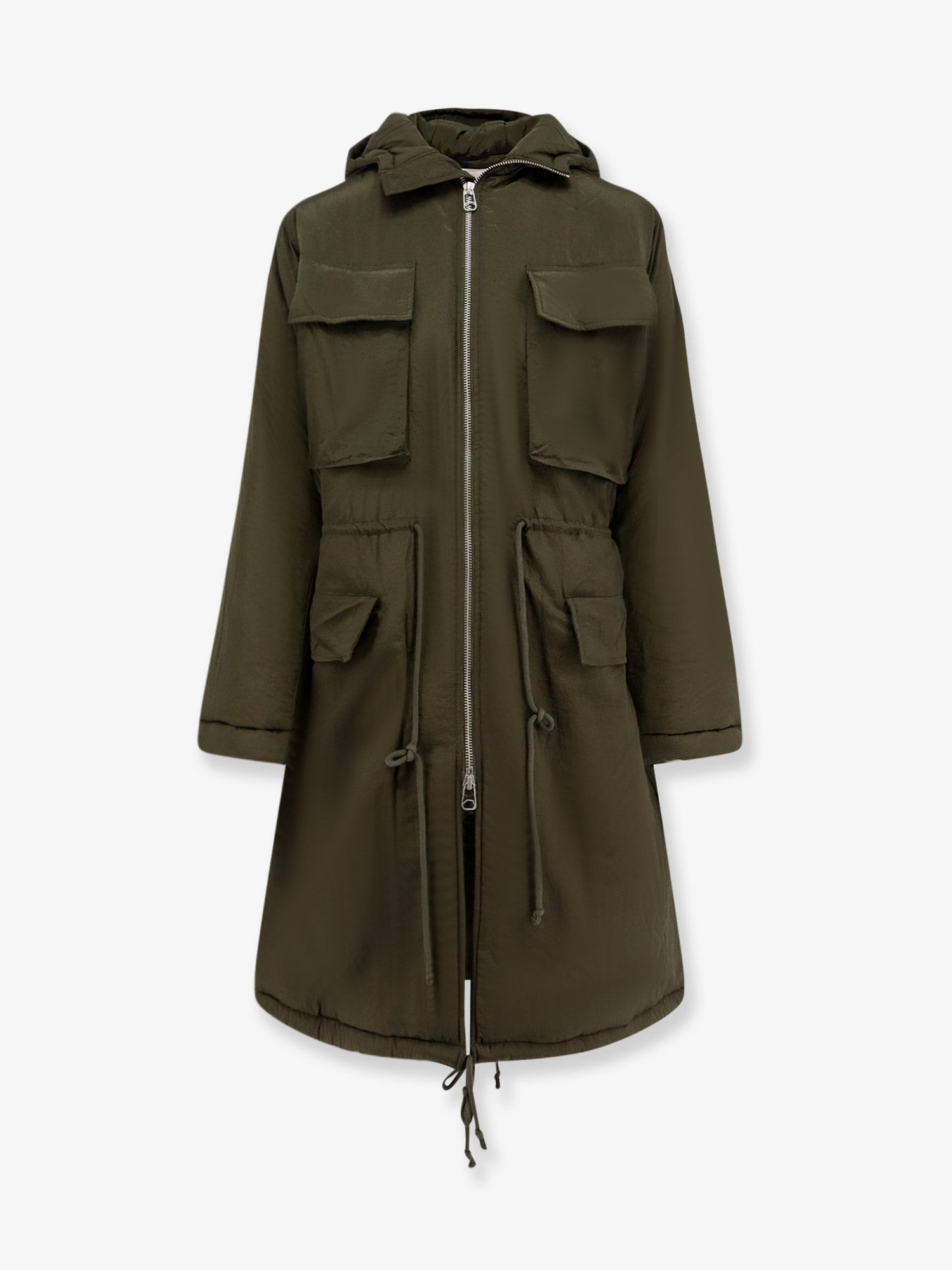 Oamc Peacemaker Padded Nylon Long Jacket