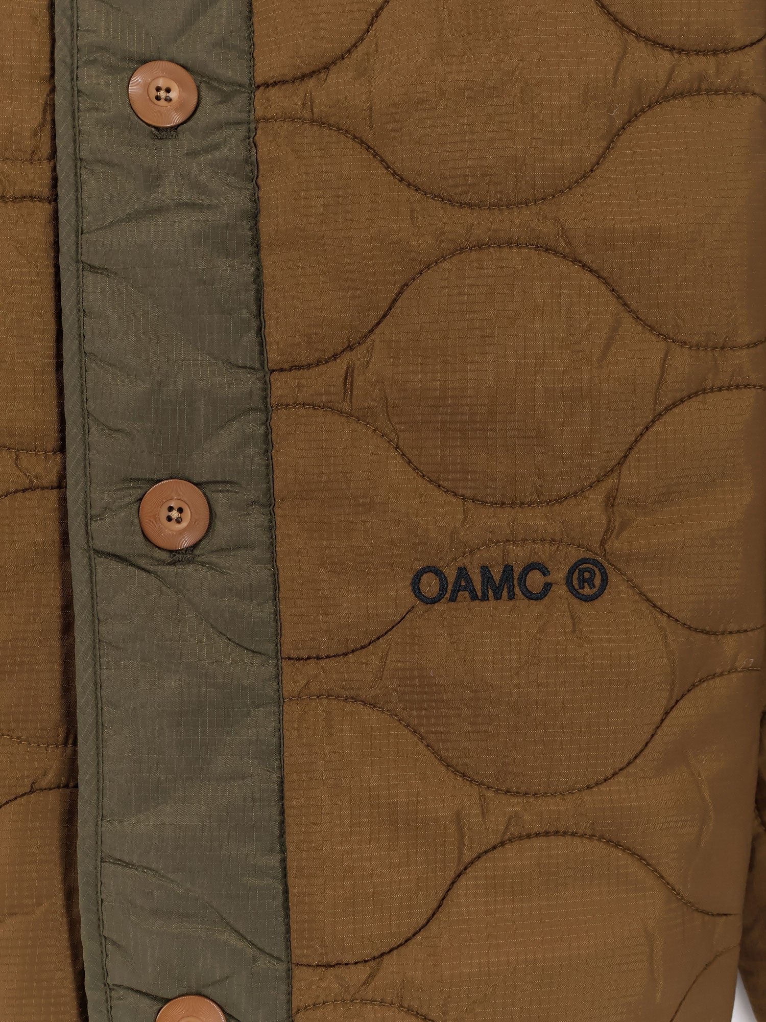 Oamc Peacemaker Combat Liner Quilted Nylon Jacket