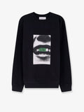Oamc Peacemaker Loose Fit Crewneck Smile Print Sweatshirt