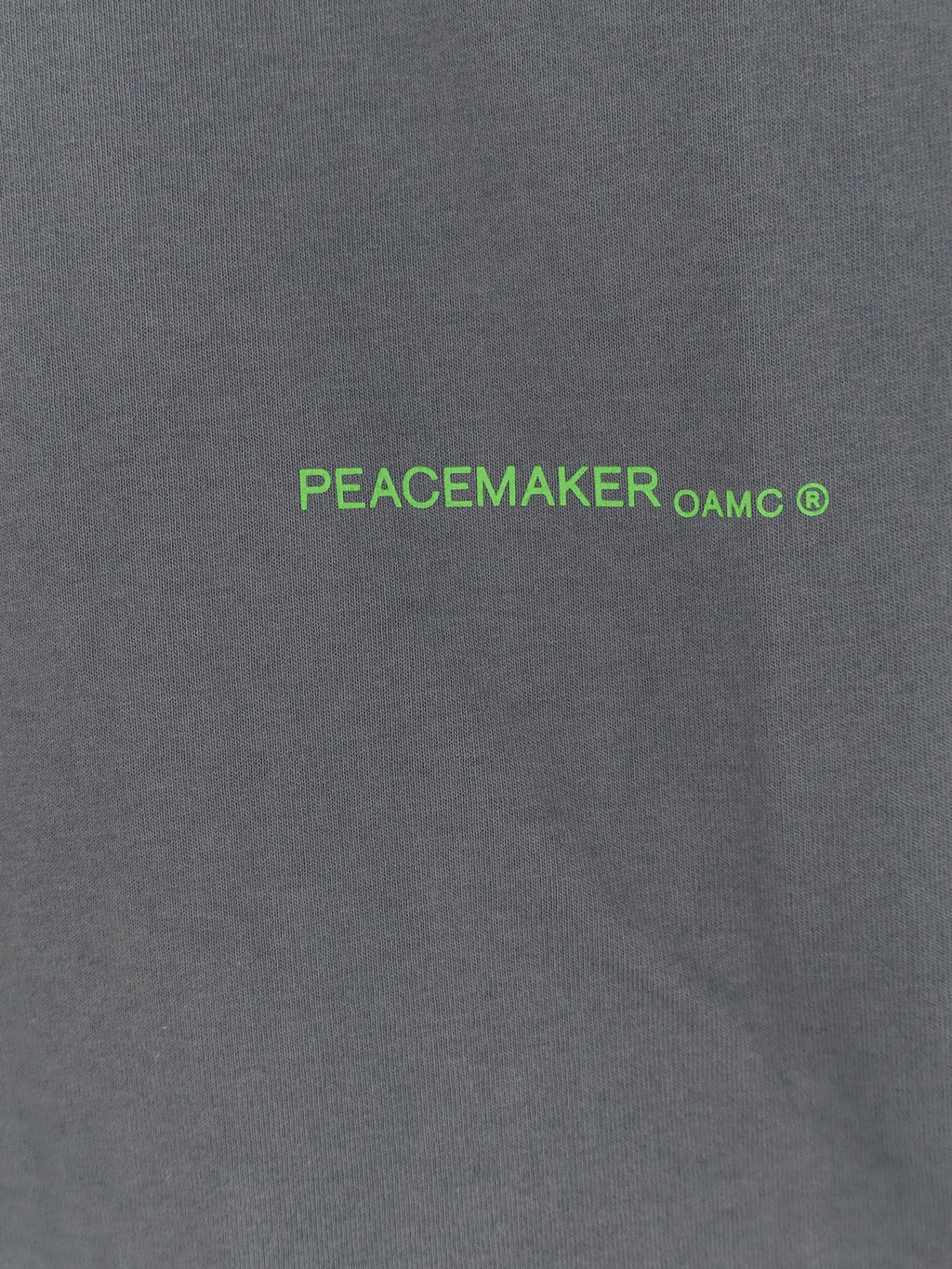 Oamc Peacemaker Cotton T-Shirt