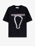 Oamc Peacemaker Cotton T-Shirt With Carabinier Print