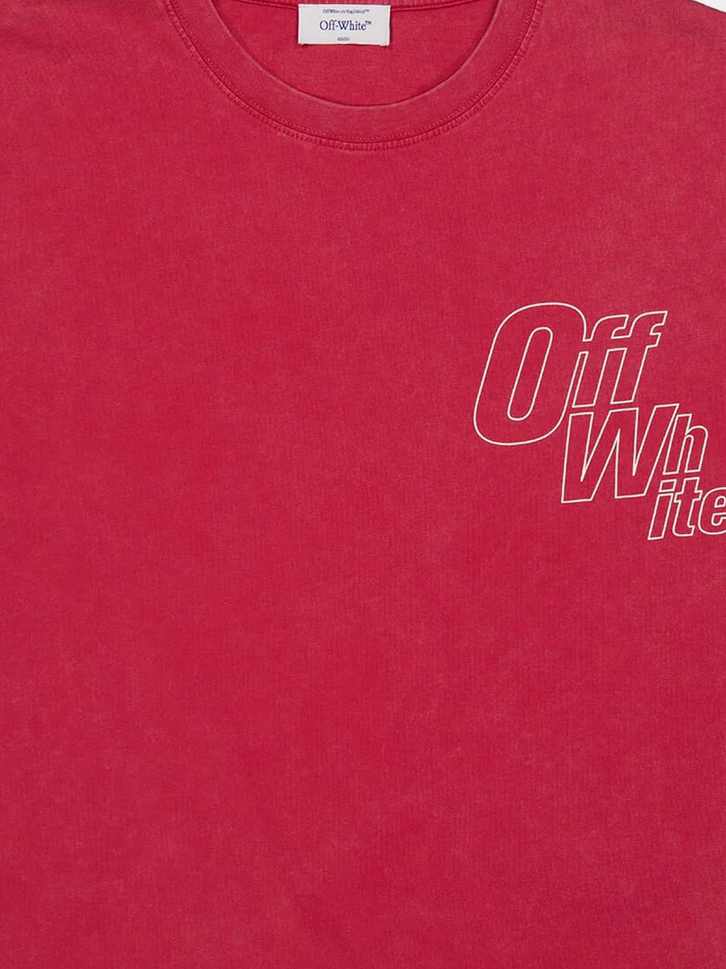 Off White Cotton T-Shirt