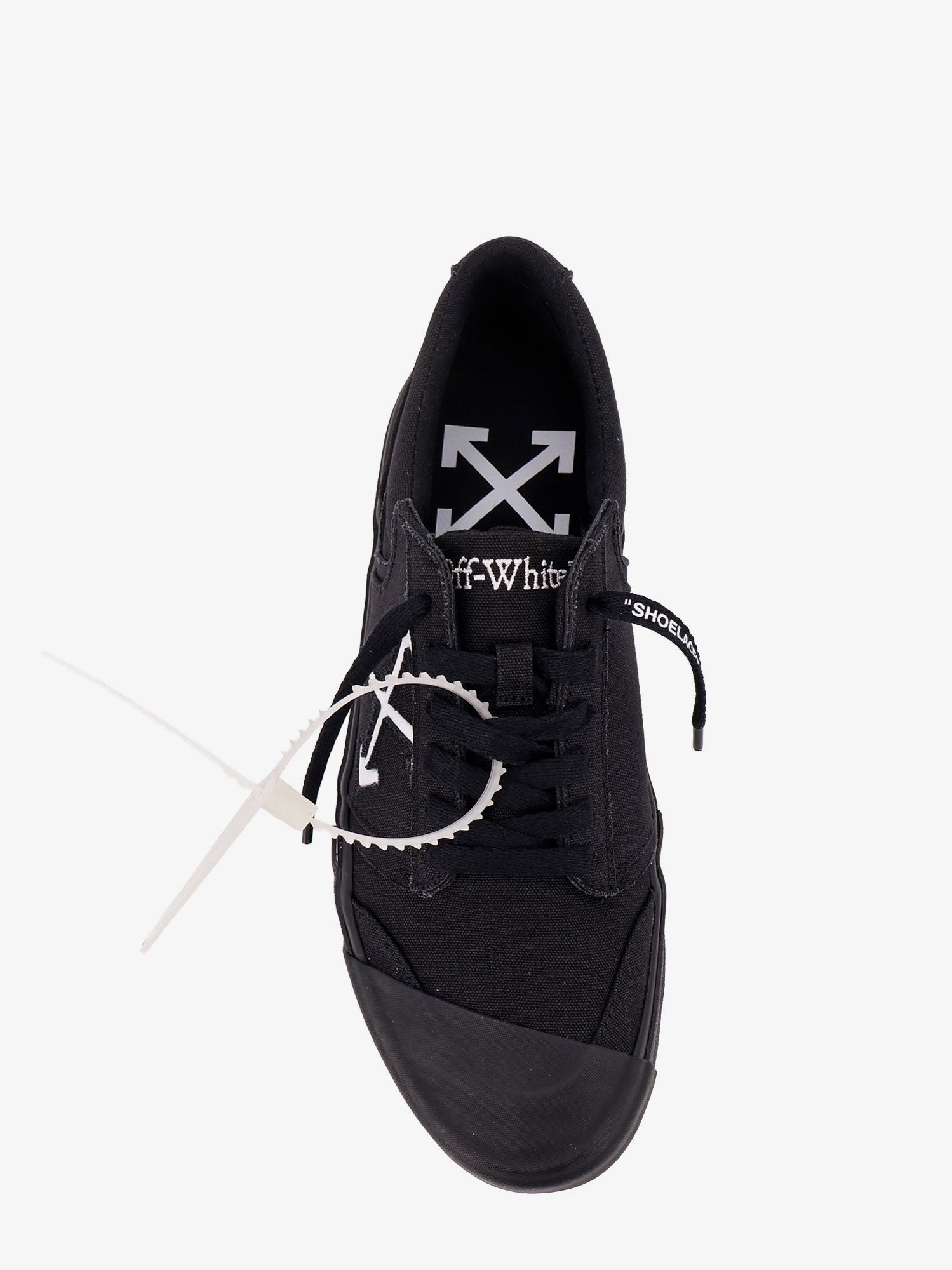 Off White Vulc Undercut Canvas Low-Top Sneakers