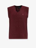 Polo Ralph Lauren Cable Knit Wool And Cashmere Vest