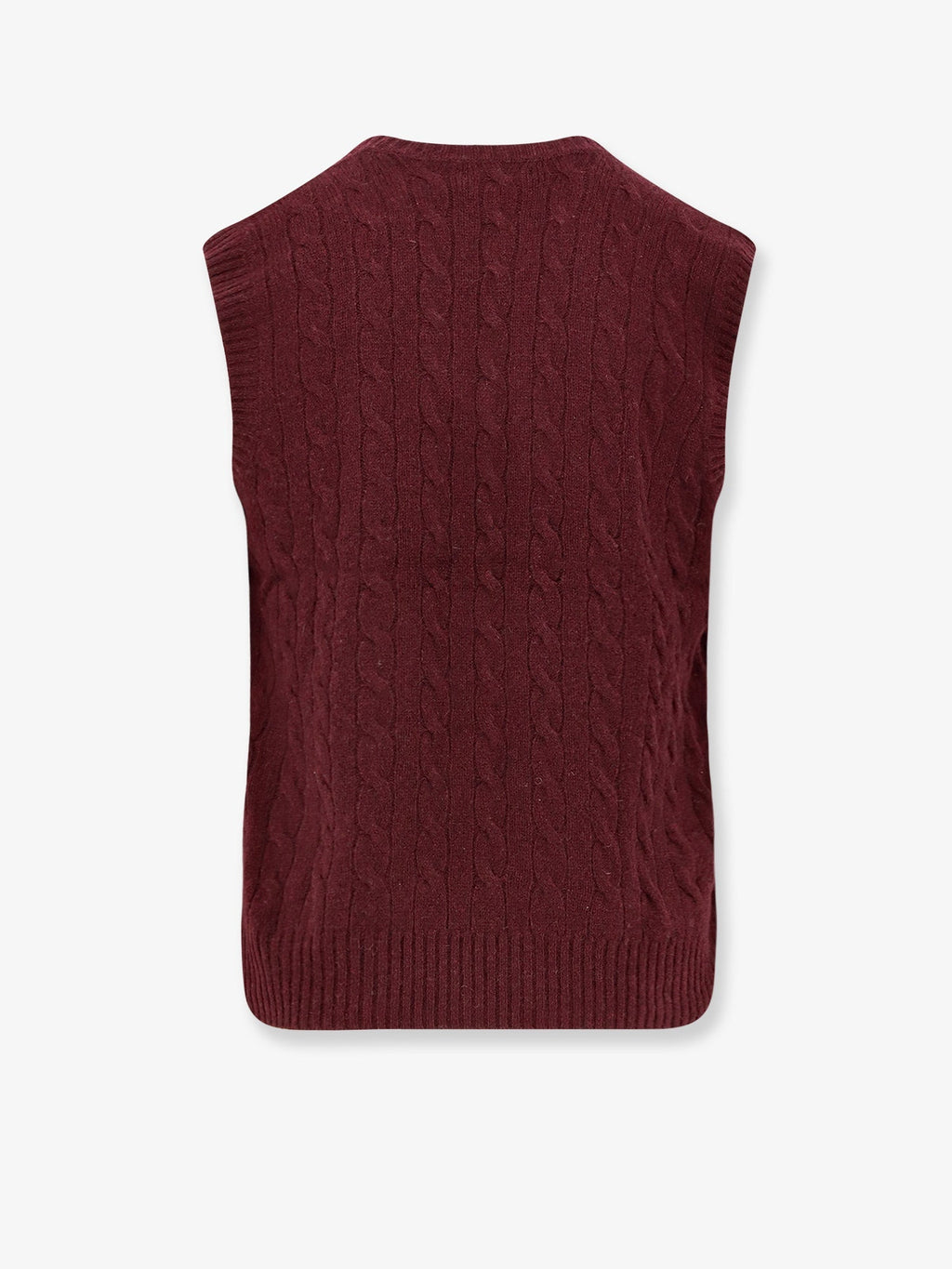 Polo Ralph Lauren Cable Knit Wool And Cashmere Vest
