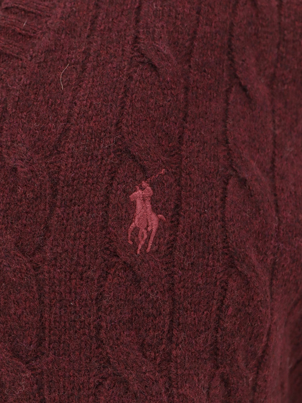 Polo Ralph Lauren Cable Knit Wool And Cashmere Vest