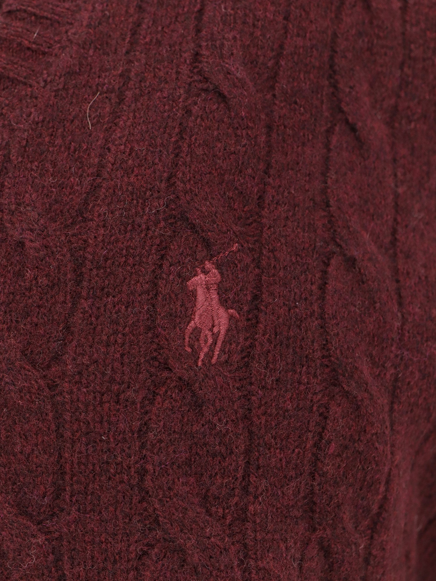 Polo Ralph Lauren Cable Knit Wool And Cashmere Vest