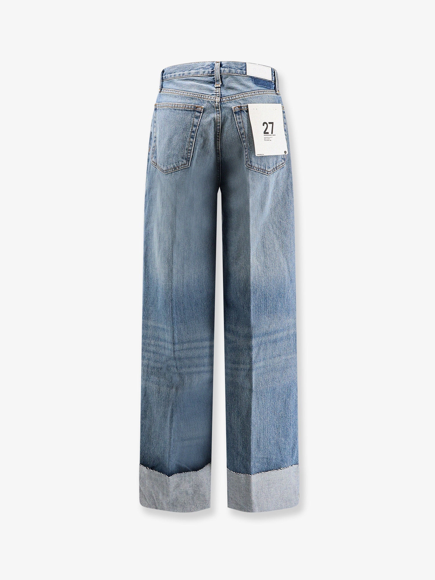 Re/Done Jeans With Raw Cut Cuff