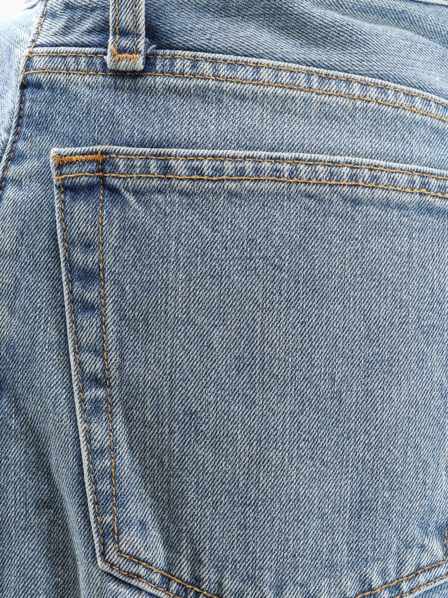 Re/Done Jeans With Raw Cut Cuff