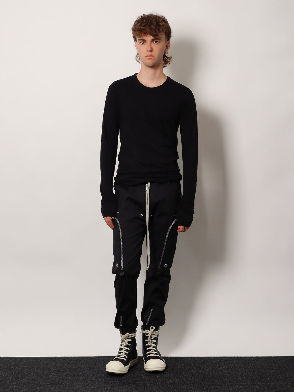 Rick Owens Basic Ls T Viscose Blend T-Shirt
