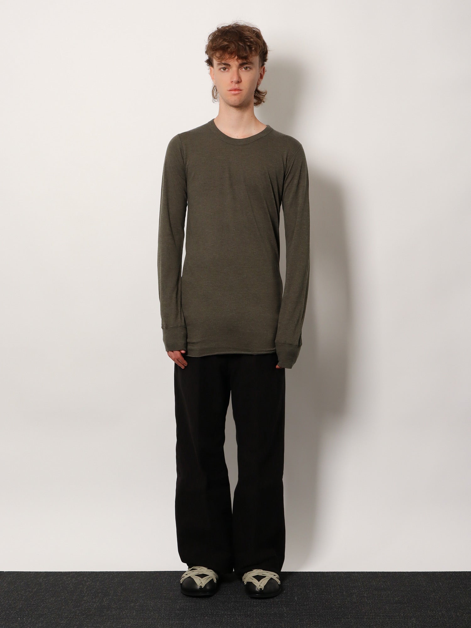 Rick Owens Basic Ls T Viscose Blend T-Shirt