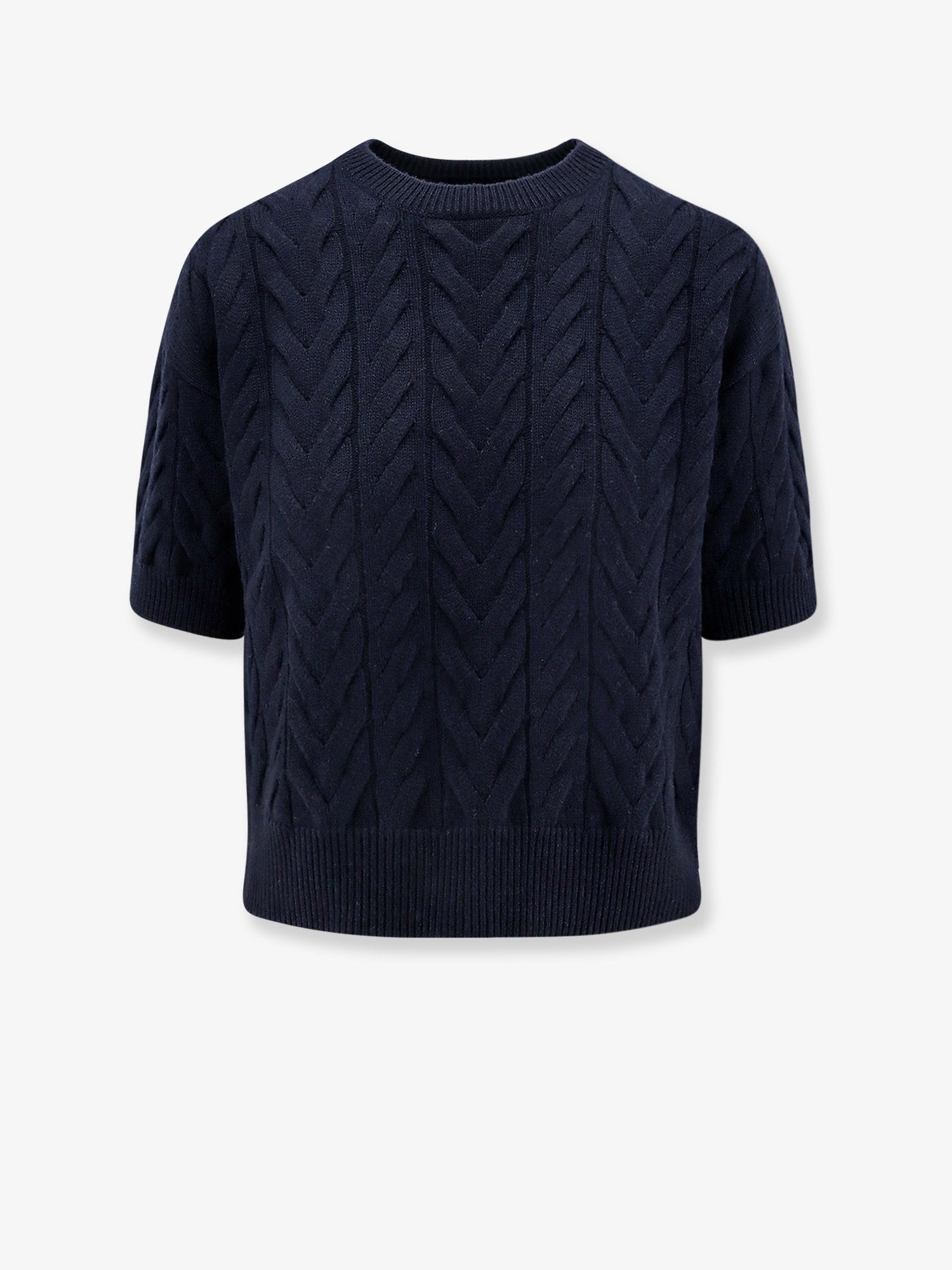 'S Max Mara Dominus Wool Sweater With Cable Knit