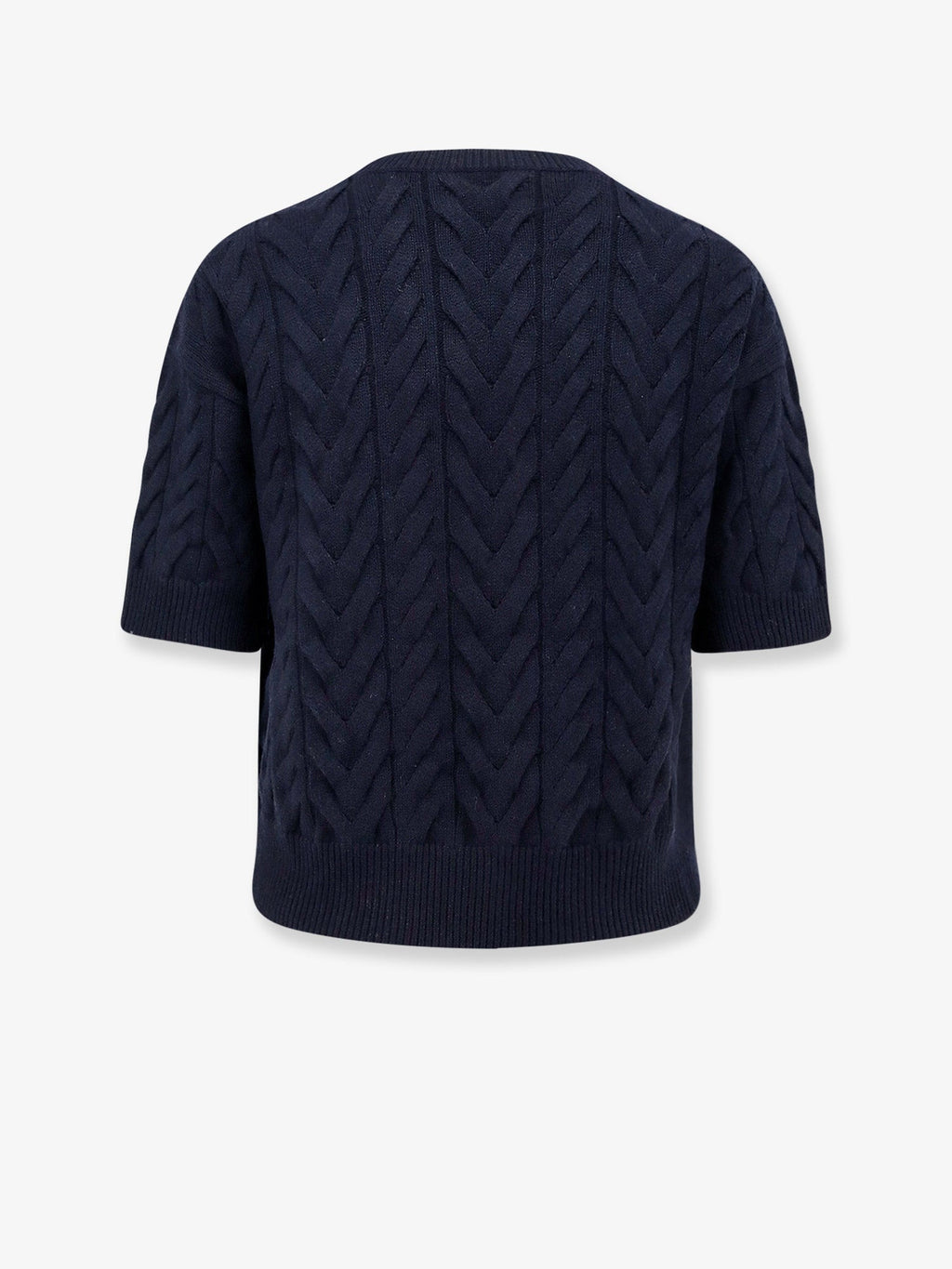 'S Max Mara Dominus Wool Sweater With Cable Knit