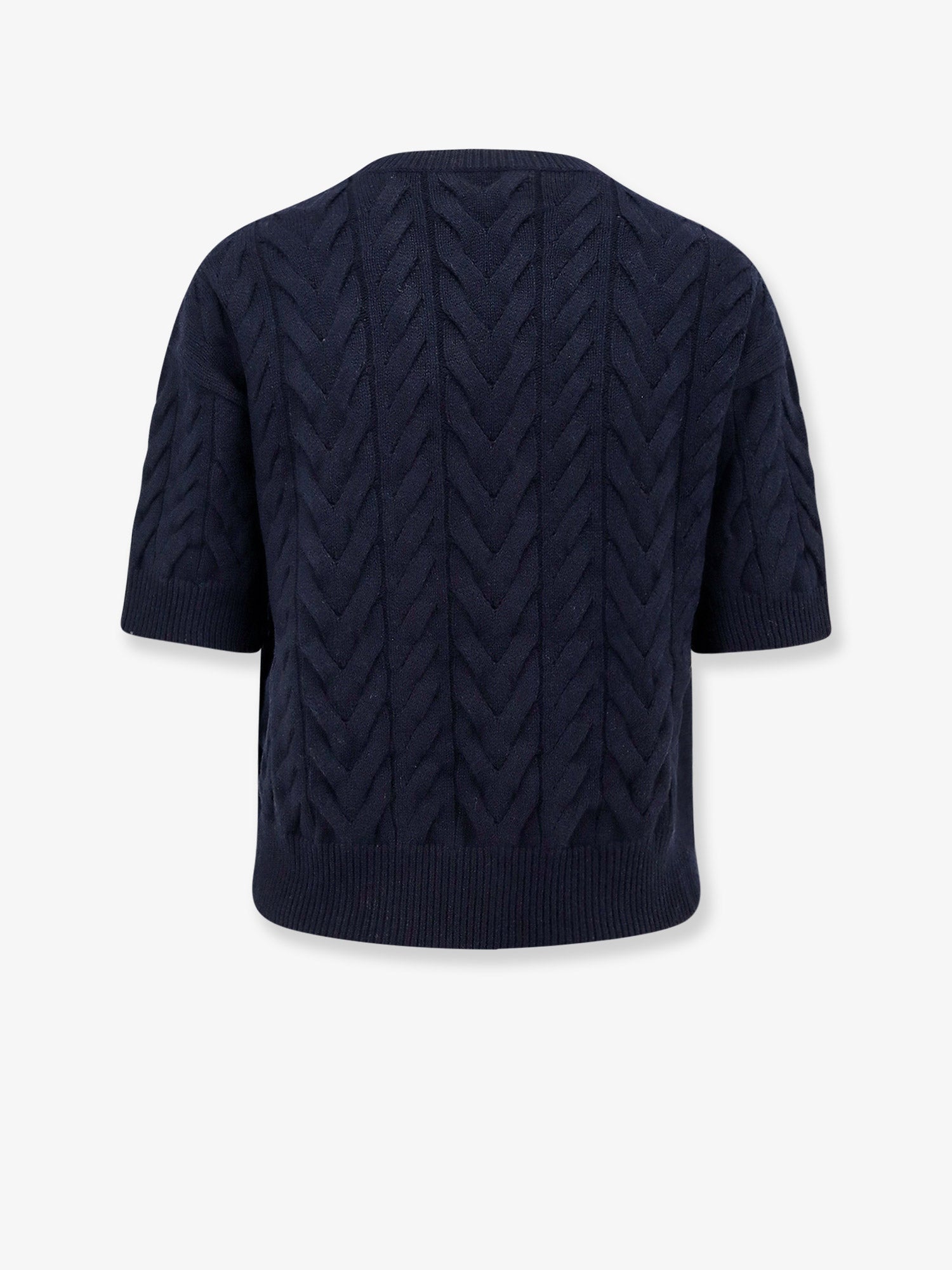 'S Max Mara Dominus Wool Sweater With Cable Knit