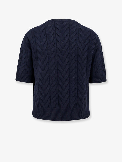 'S Max Mara Dominus Wool Sweater With Cable Knit