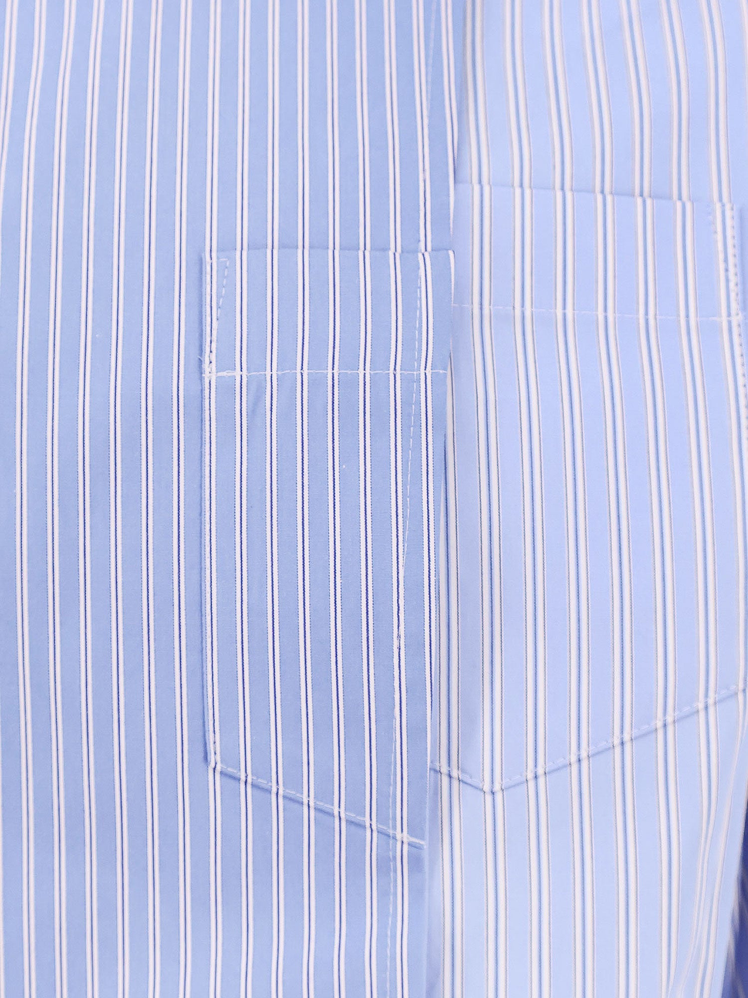 Sacai Striped Cotton Popeline Shirt