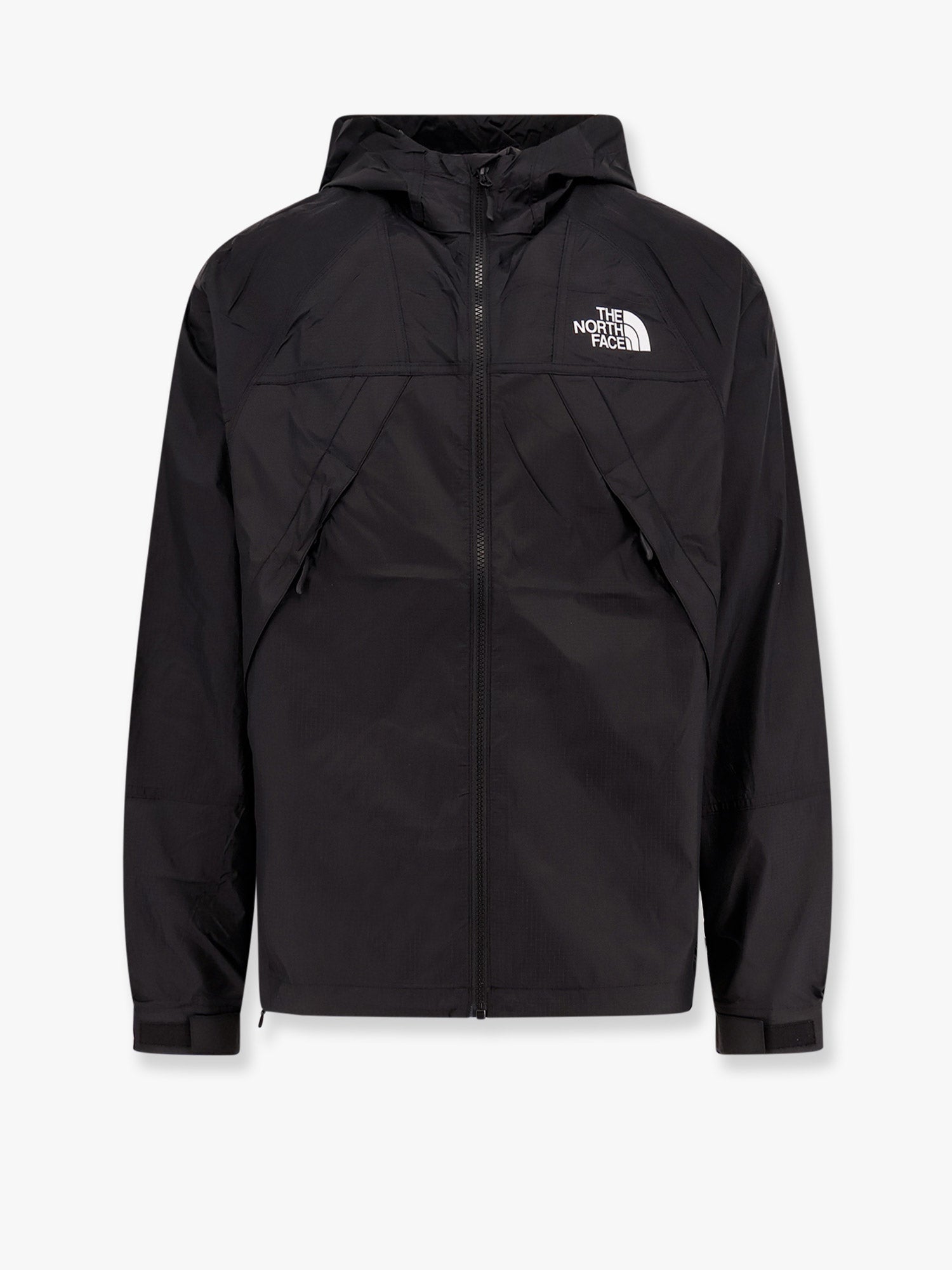 The North Face Nylon Jacket With Logo On The Front And On The Back