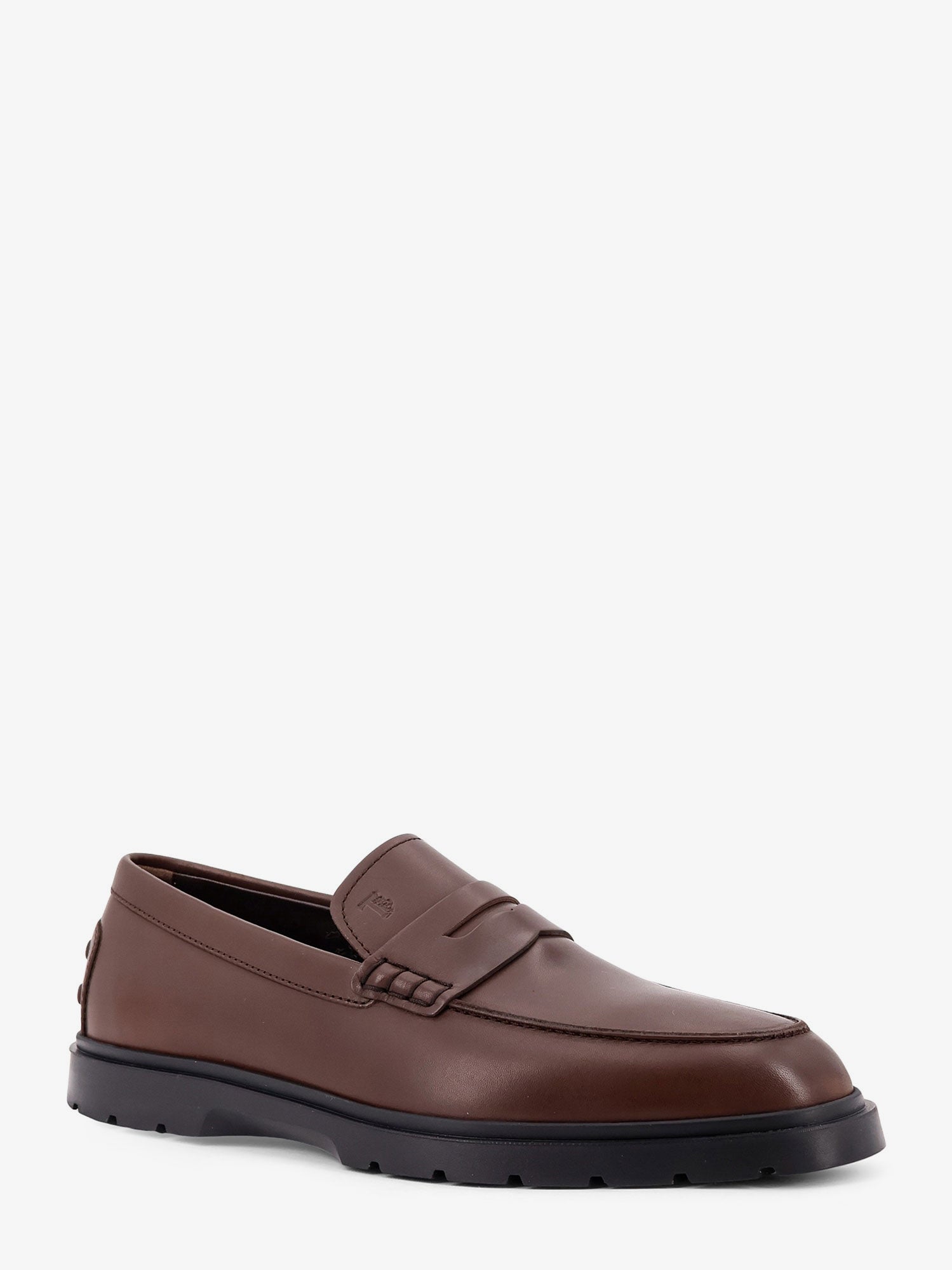 Tod'S Ibrido Leather Loafers