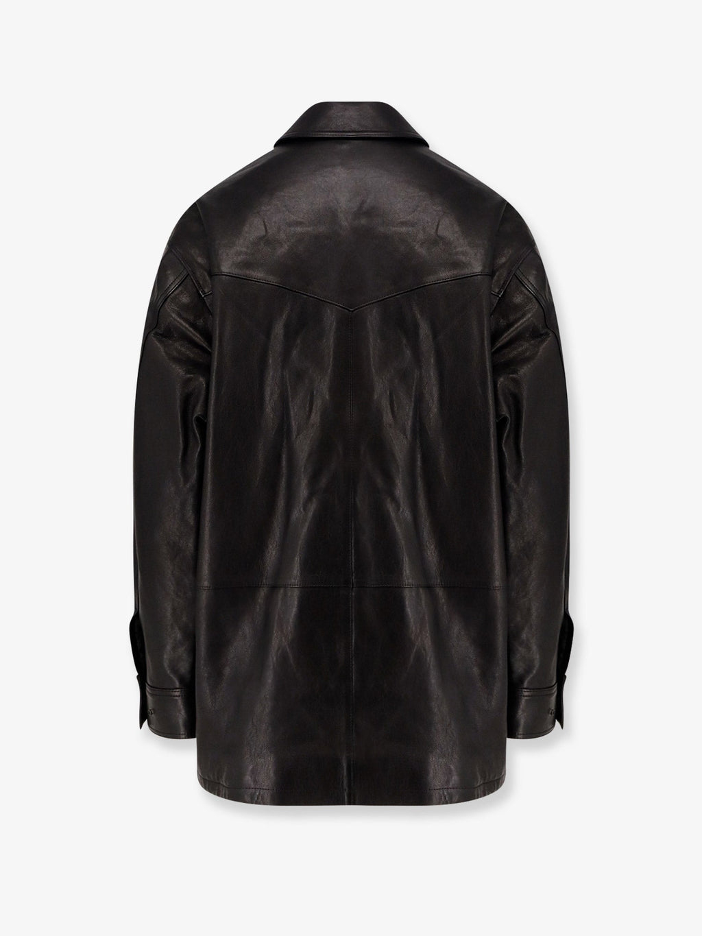 Tonywack Long Padded Leather Jacket