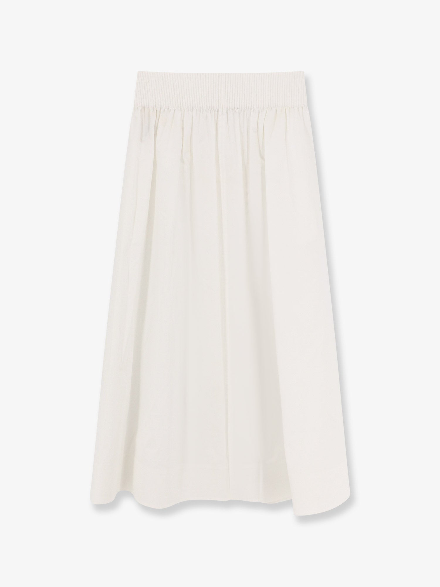 Tory Burch Cotton Skirt With Logoed Buttons