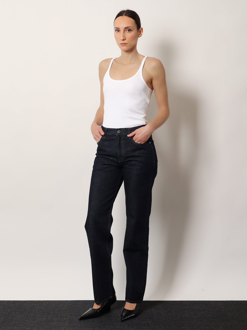 Toteme Low Straight Denim Jeans