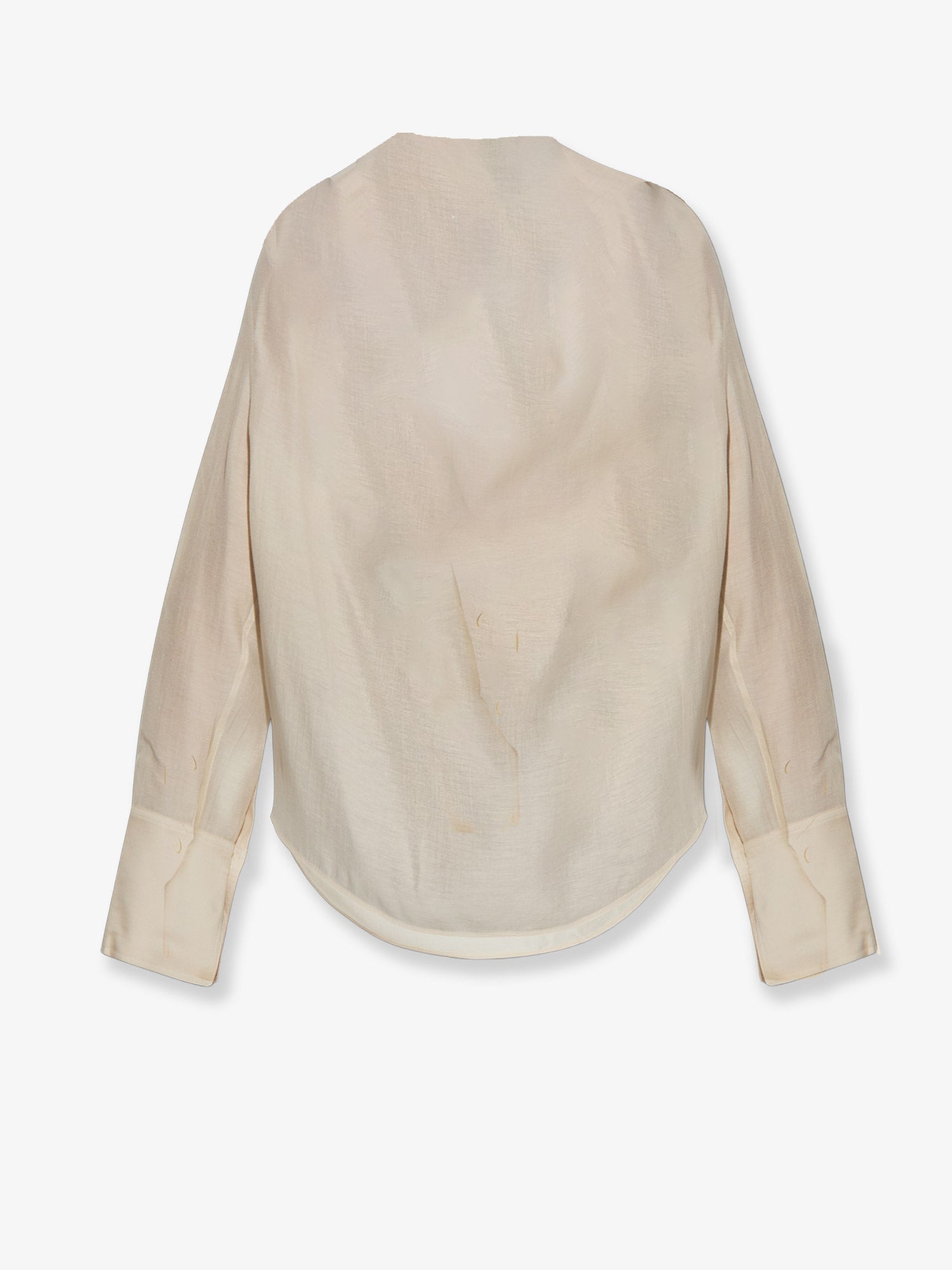 Toteme Lyocell And Linen Blend Shirt