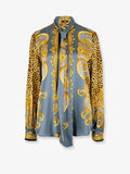 Versace Cheetah Foulard LavalliÃƒÆ’Ã†â€™Ãƒâ€šÃ‚Â¨re Silk Shirt