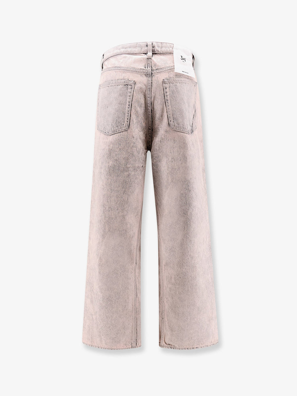 3X1 Denim Jeans With Bleached Pattern
