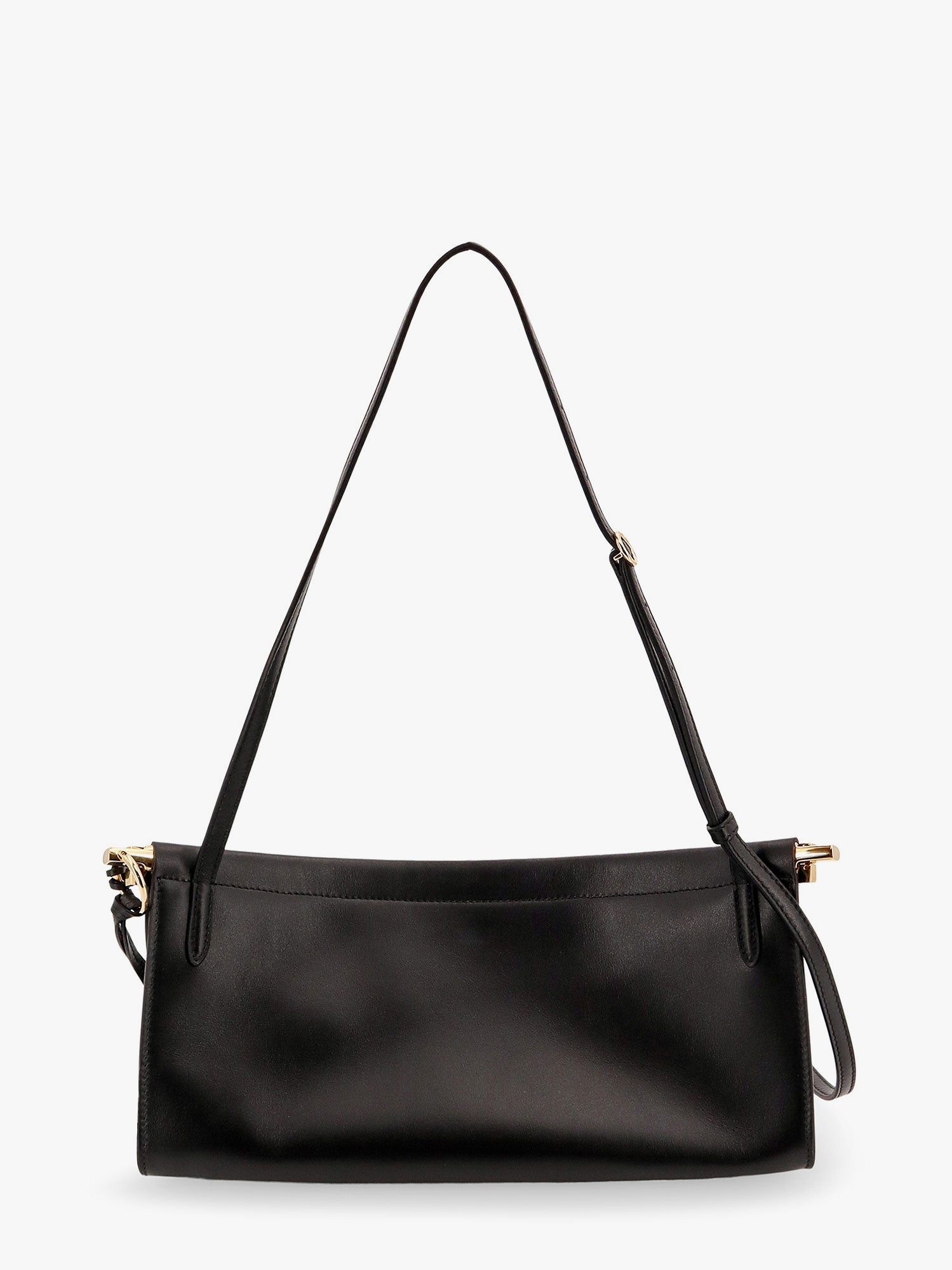 Alaia East West Medium Leather Shoulder Bag