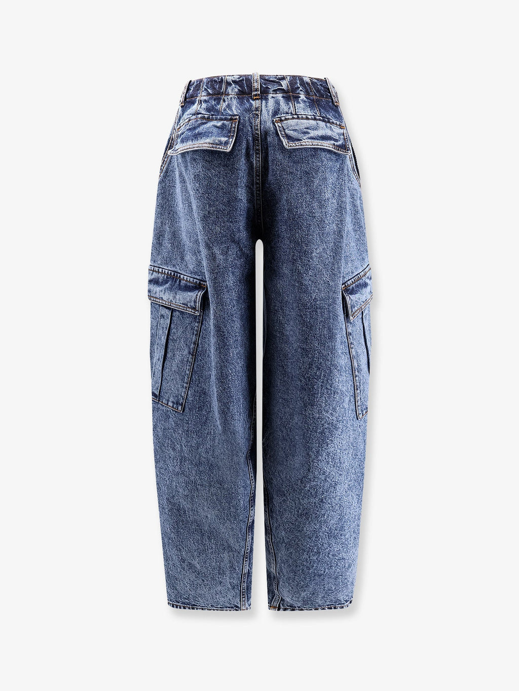 Alaia Blue Denim Cargo Jeans