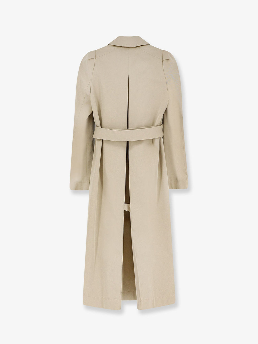 Alexander Mcqueen Cotton Trench With Puff Sleeves