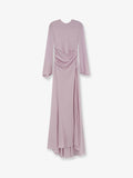 Alexander Mcqueen Long Dress With Drapery