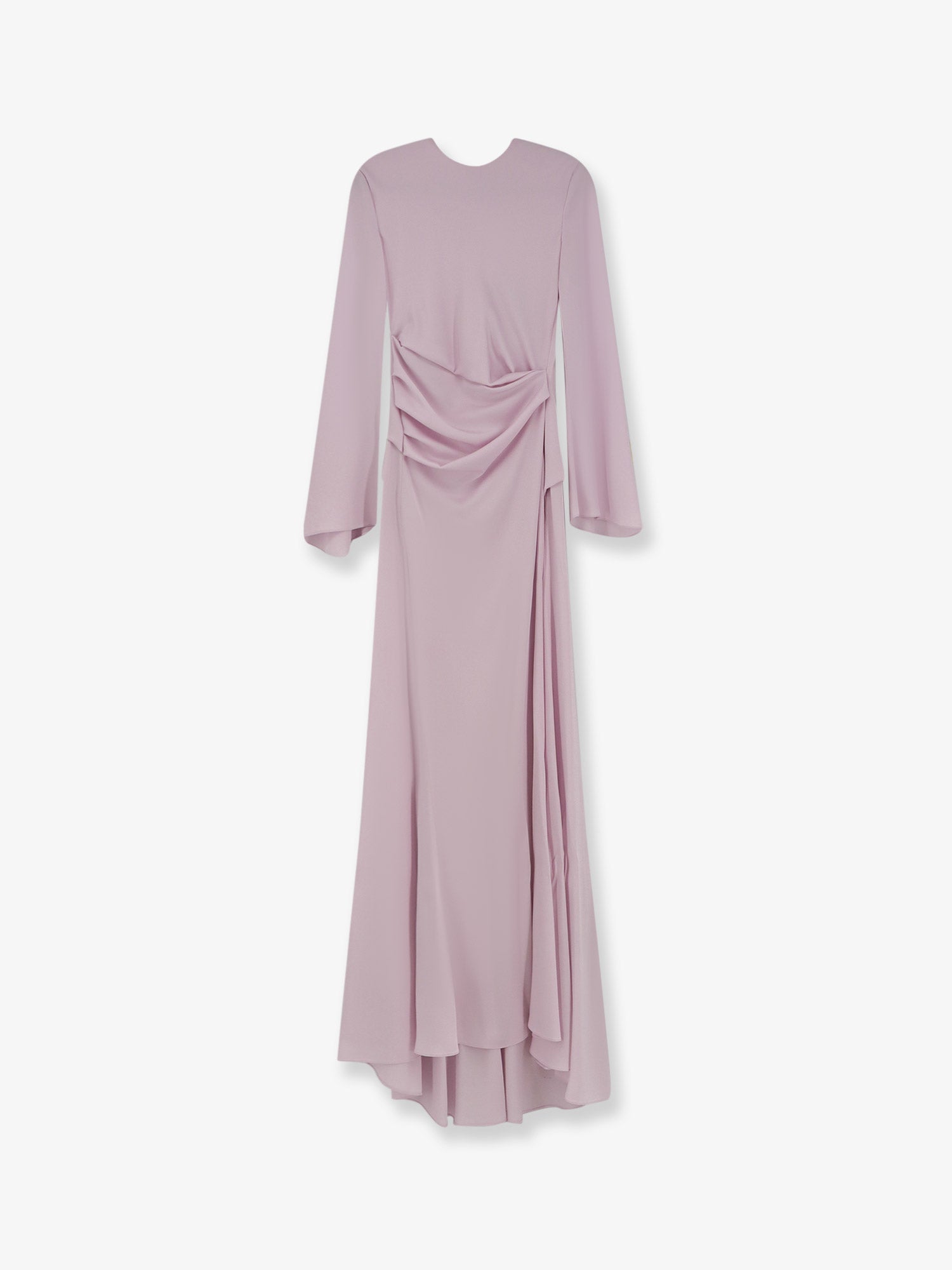 Alexander Mcqueen Long Dress With Drapery