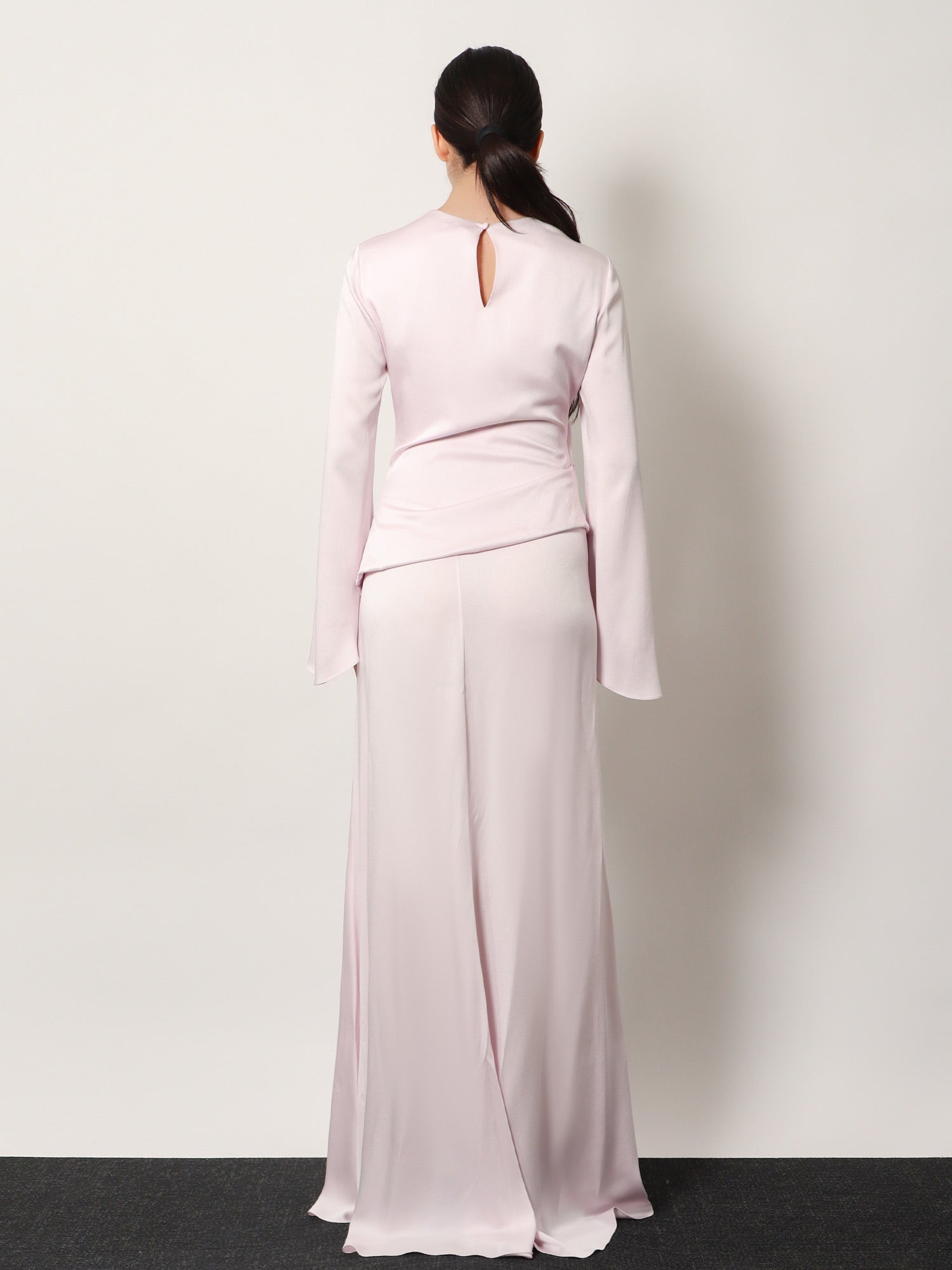Alexander Mcqueen Long Dress With Drapery
