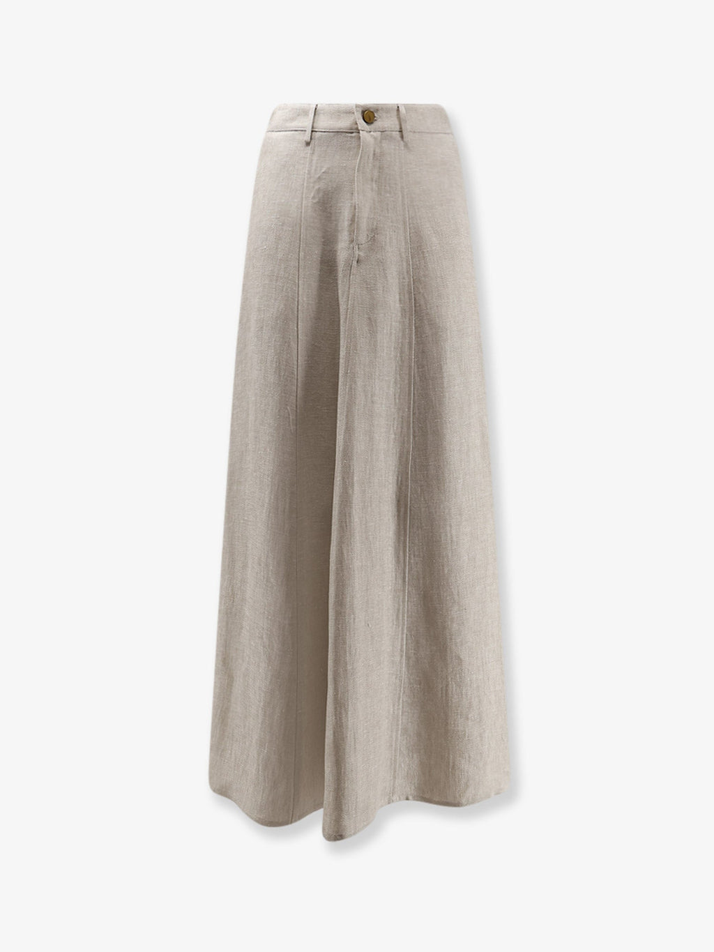 Alysi Flared Linen Skirt