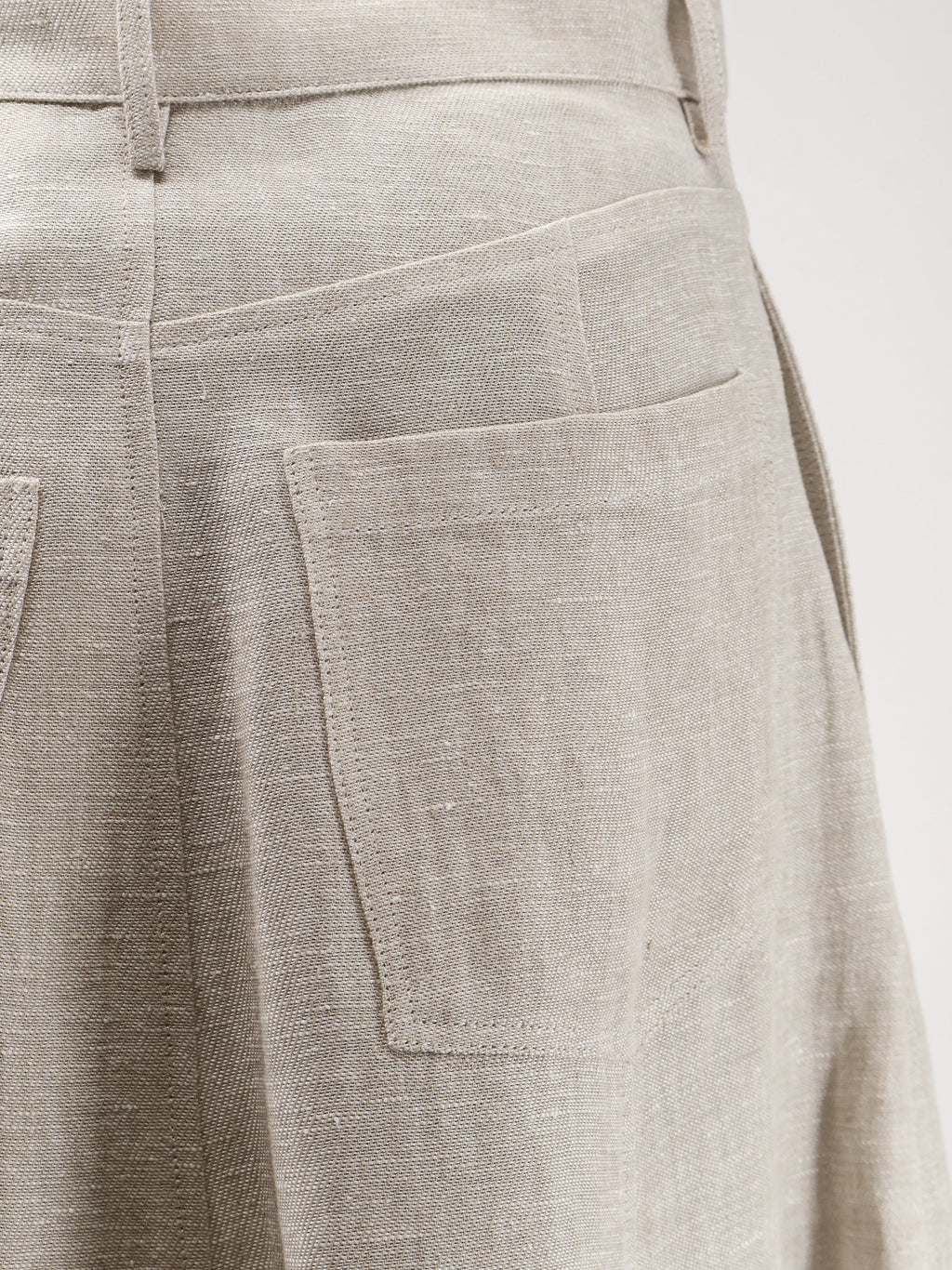 Alysi Flared Linen Skirt