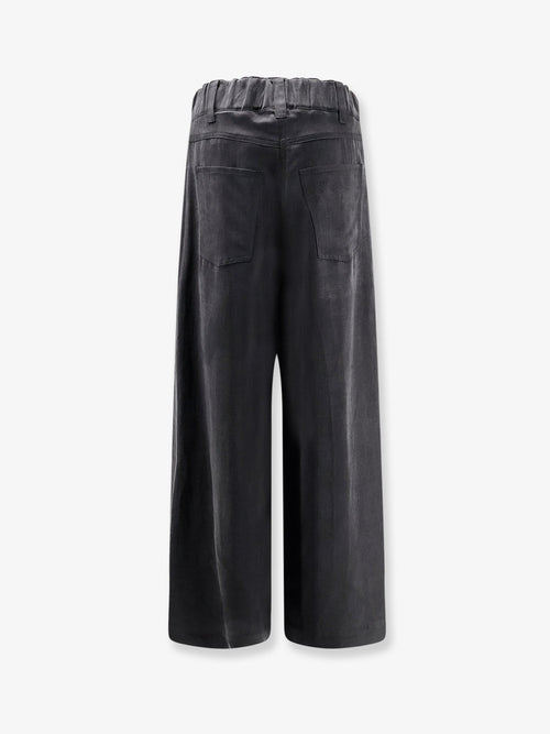Alysi Lyocell And Cotton Trousers