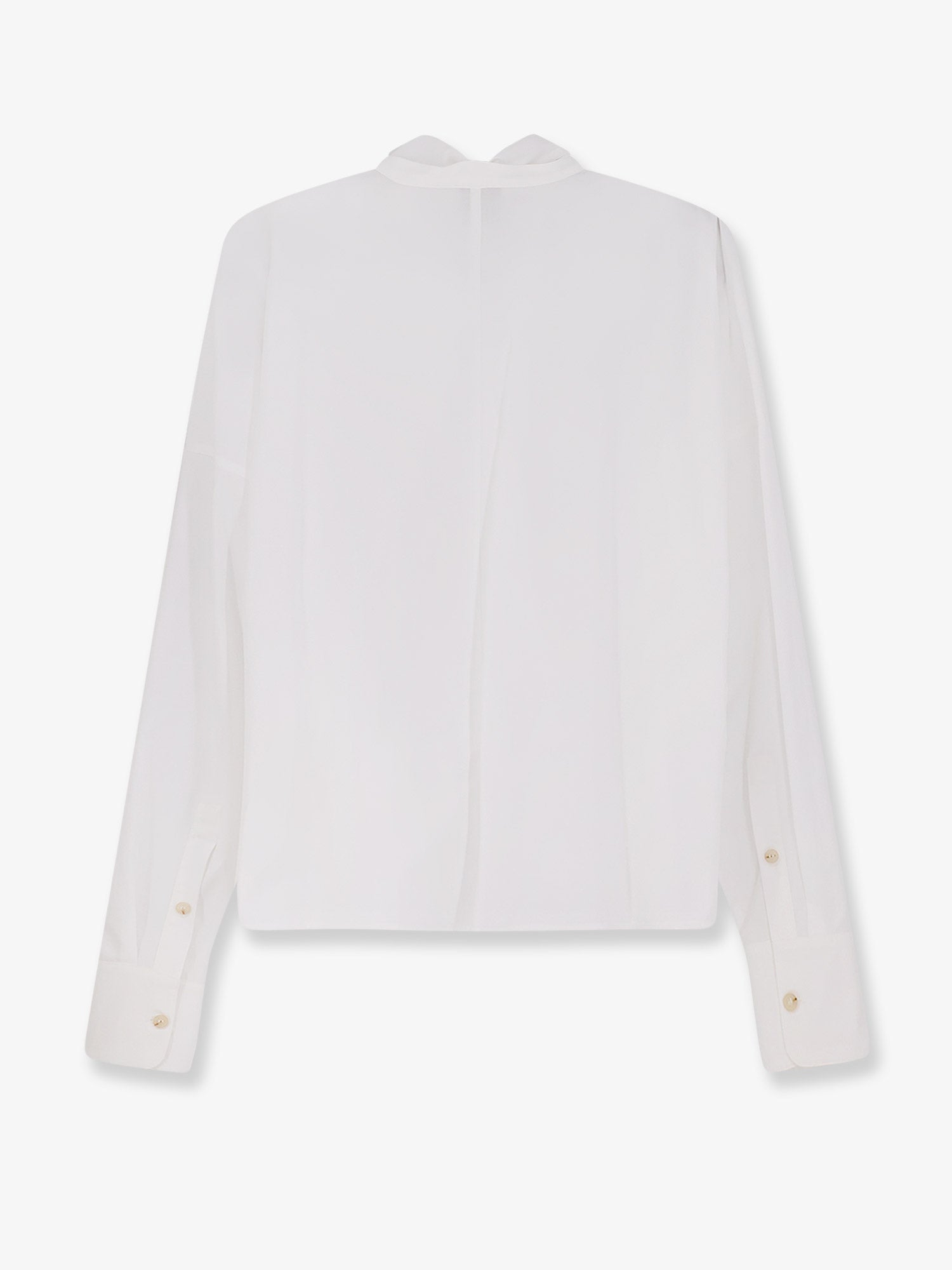 Alysi Cotton Shirt With Bow