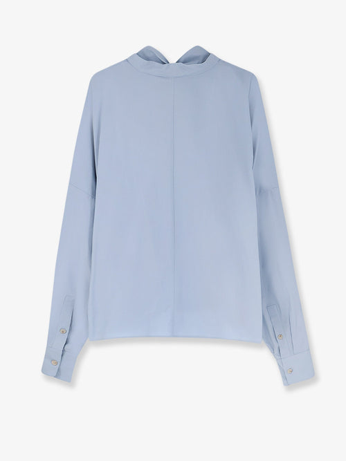 Alysi Cotton Shirt With Bow