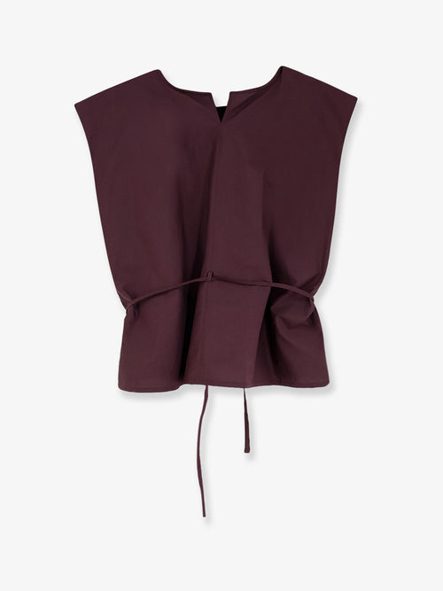 Alysi Cotton Top With Belt