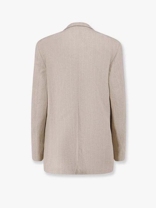 Alysi Viscose And Linen Blazer